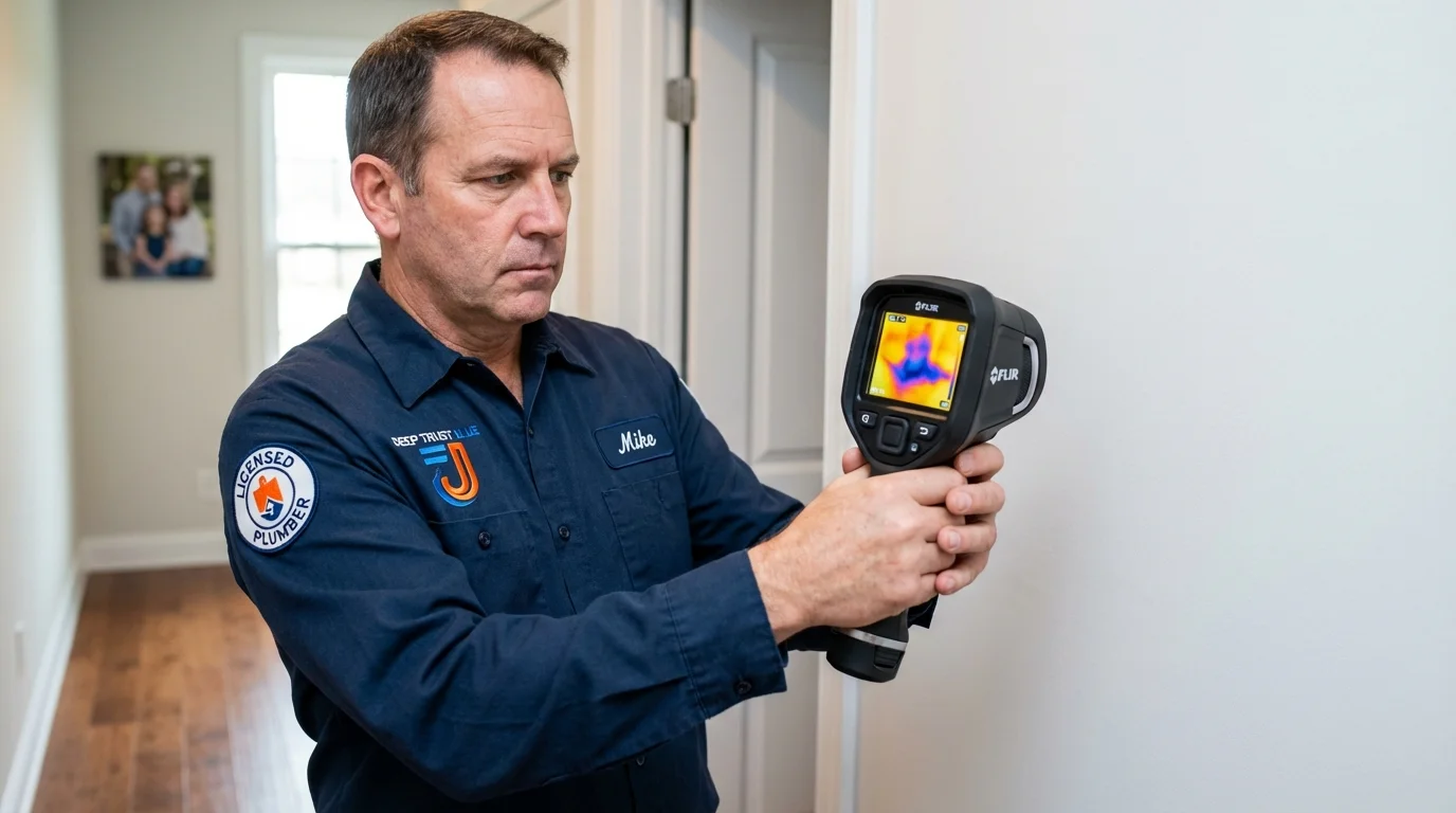 Thermal imaging leak detection by Johns Plumbing LLC in Copiague
